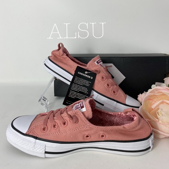 Converse Ctas Shoreline Slip Rust Pink Canvas W - Picture 2 of 8